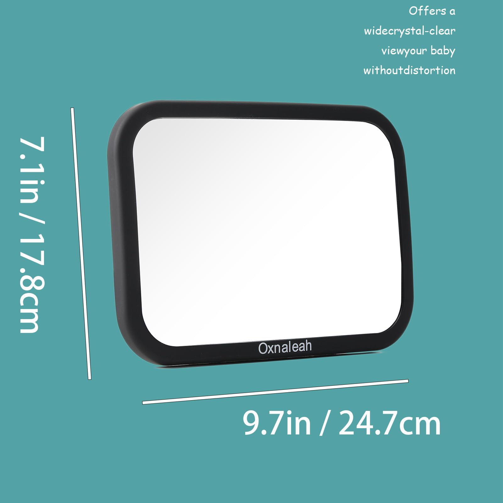 Oxnaleah baby mirror easy install for quick setup