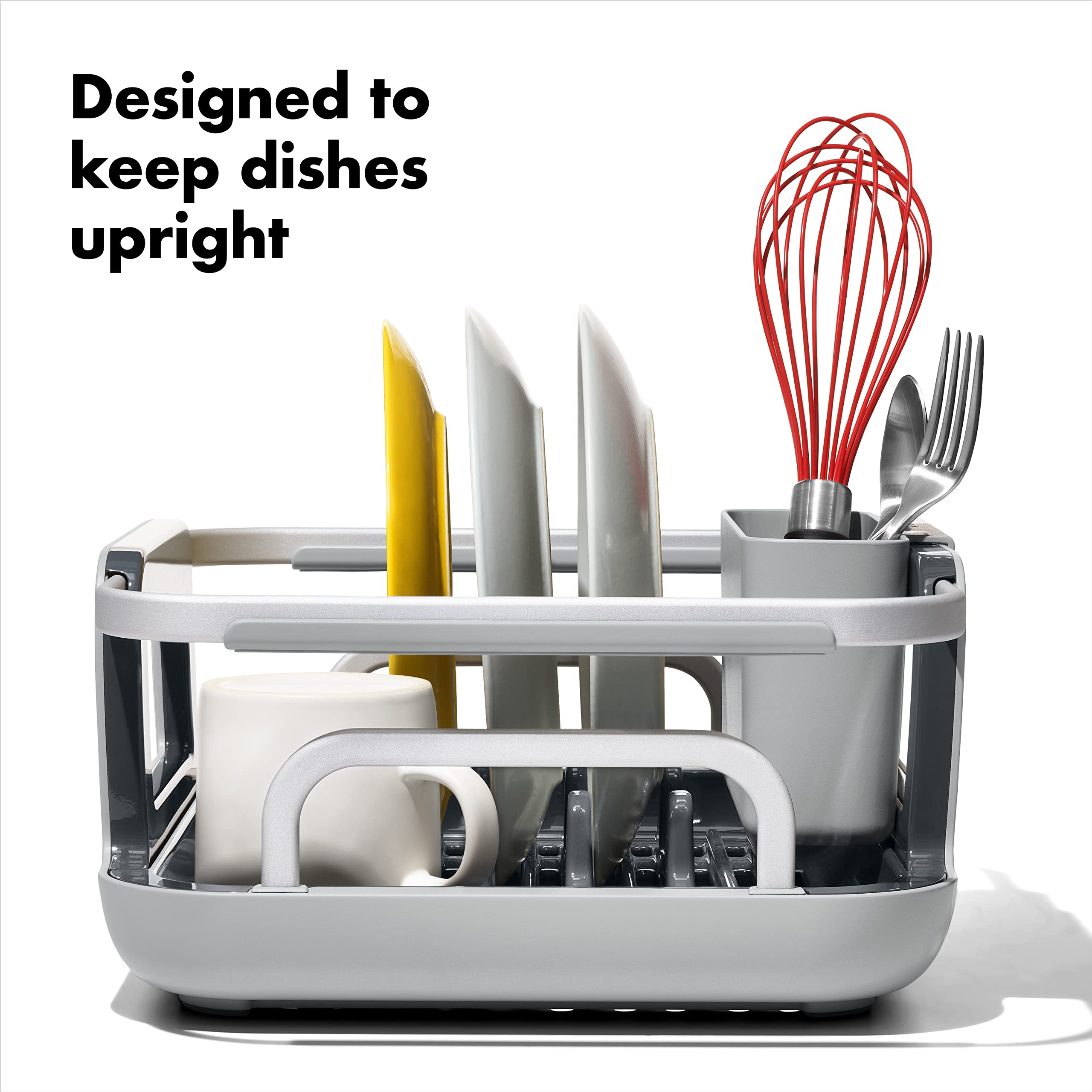 OXO Good Grips extendable arms fit different sink sizes.
