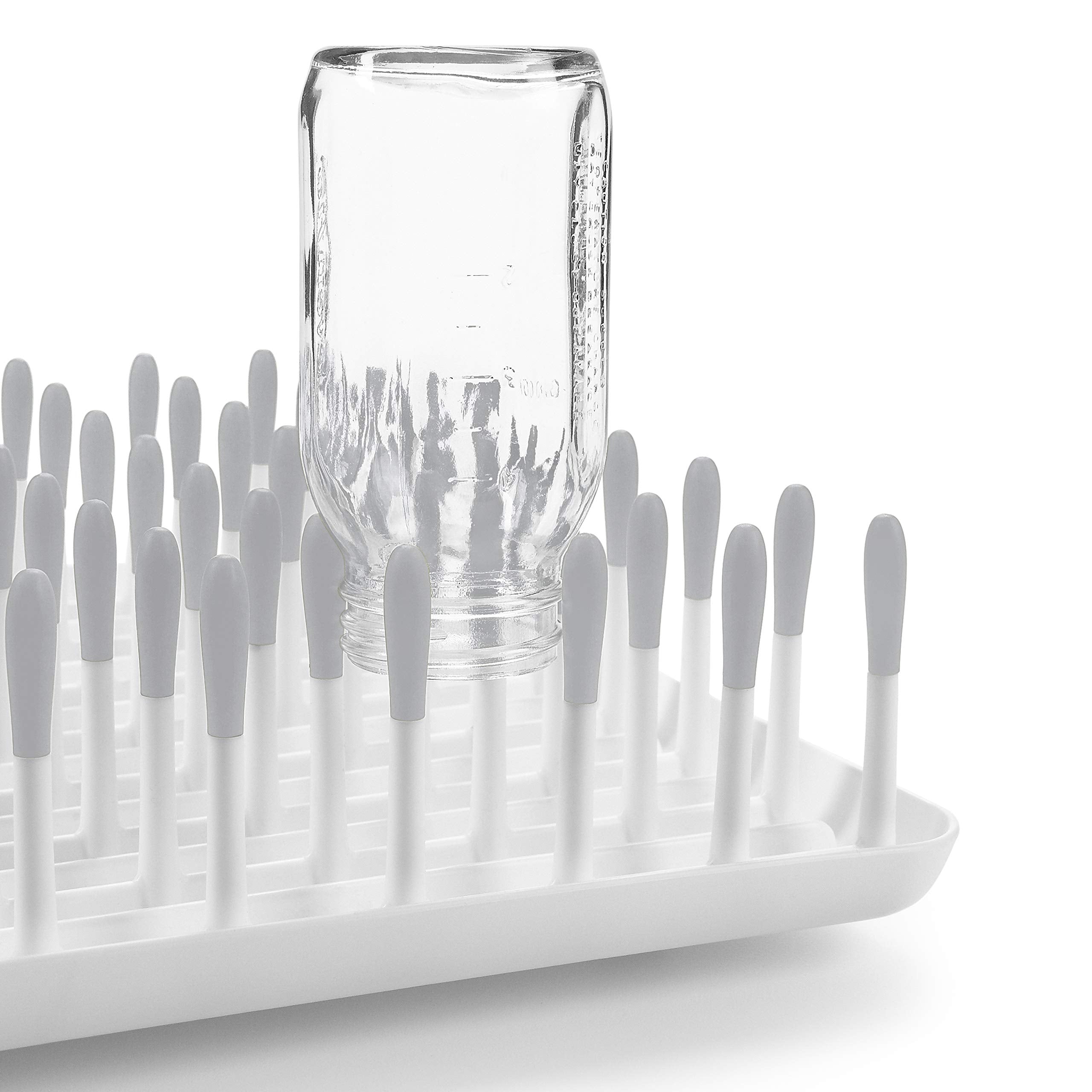 OXO Tot Gray color adds a calm, modern look to your sink area.