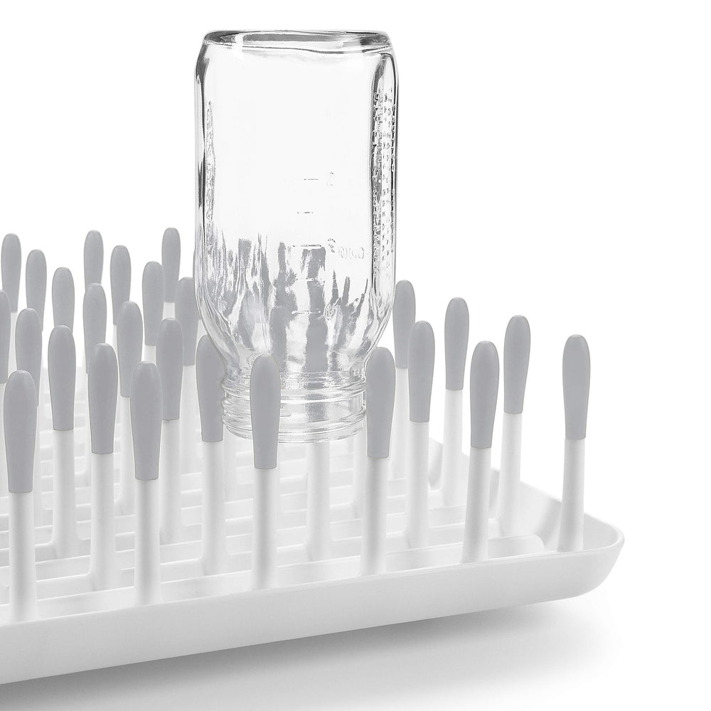 OXO Tot Gray color adds a calm, modern look to your sink area.