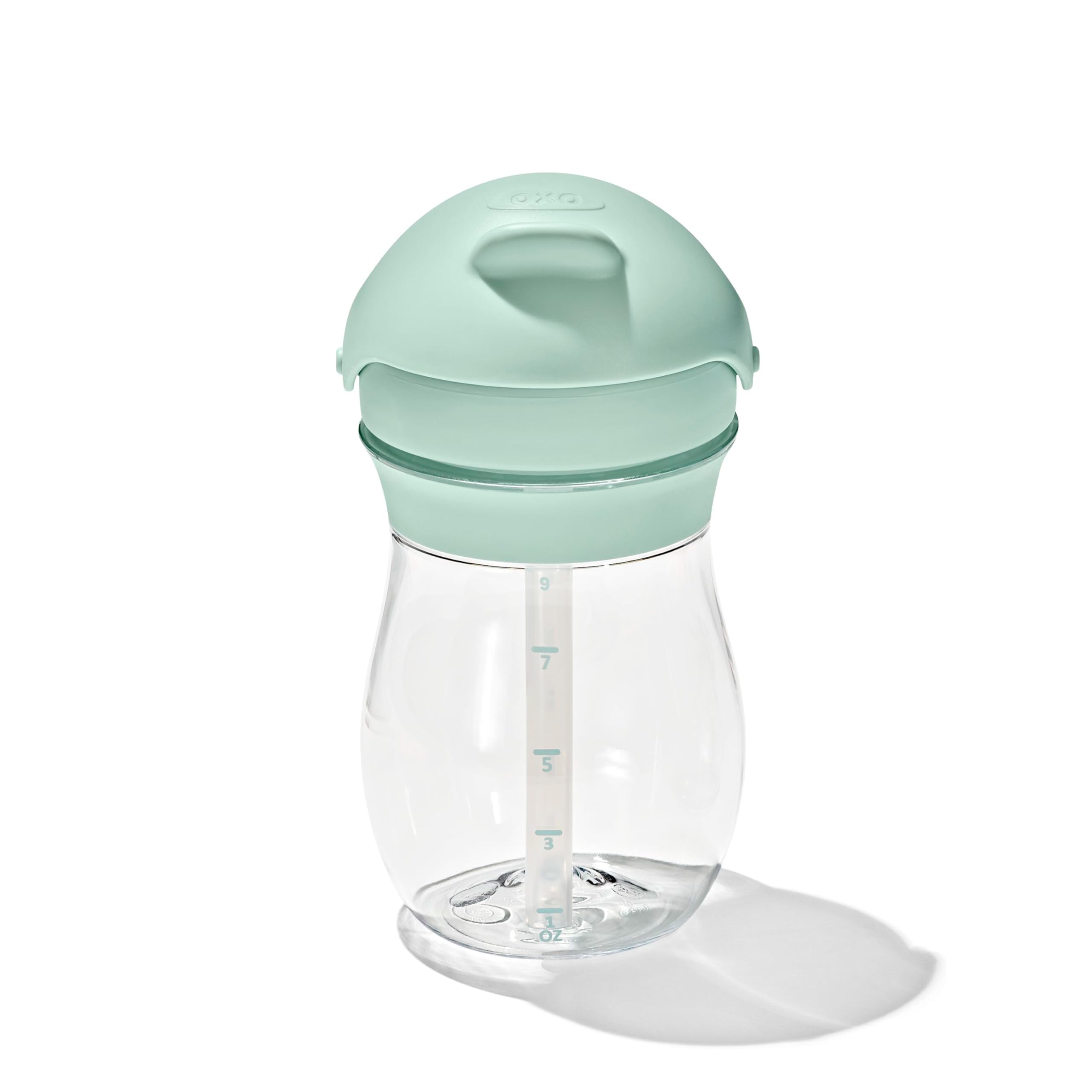 Oxo Tot Transitions Opal dishwasher-safe design simplifies cleanup for busy families.