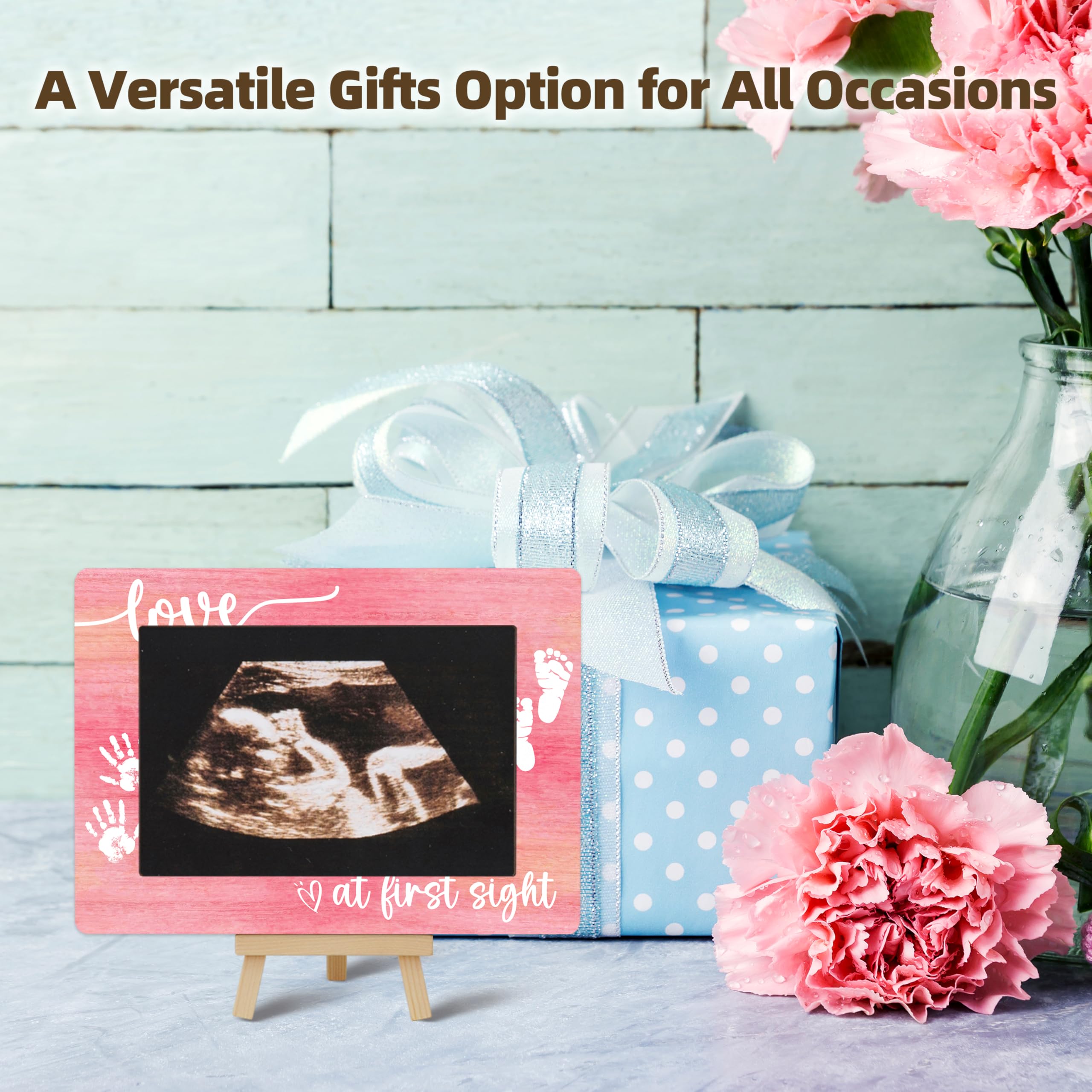 OXRUN Pregnancy announcement frame makes gifting to family thoughtful.