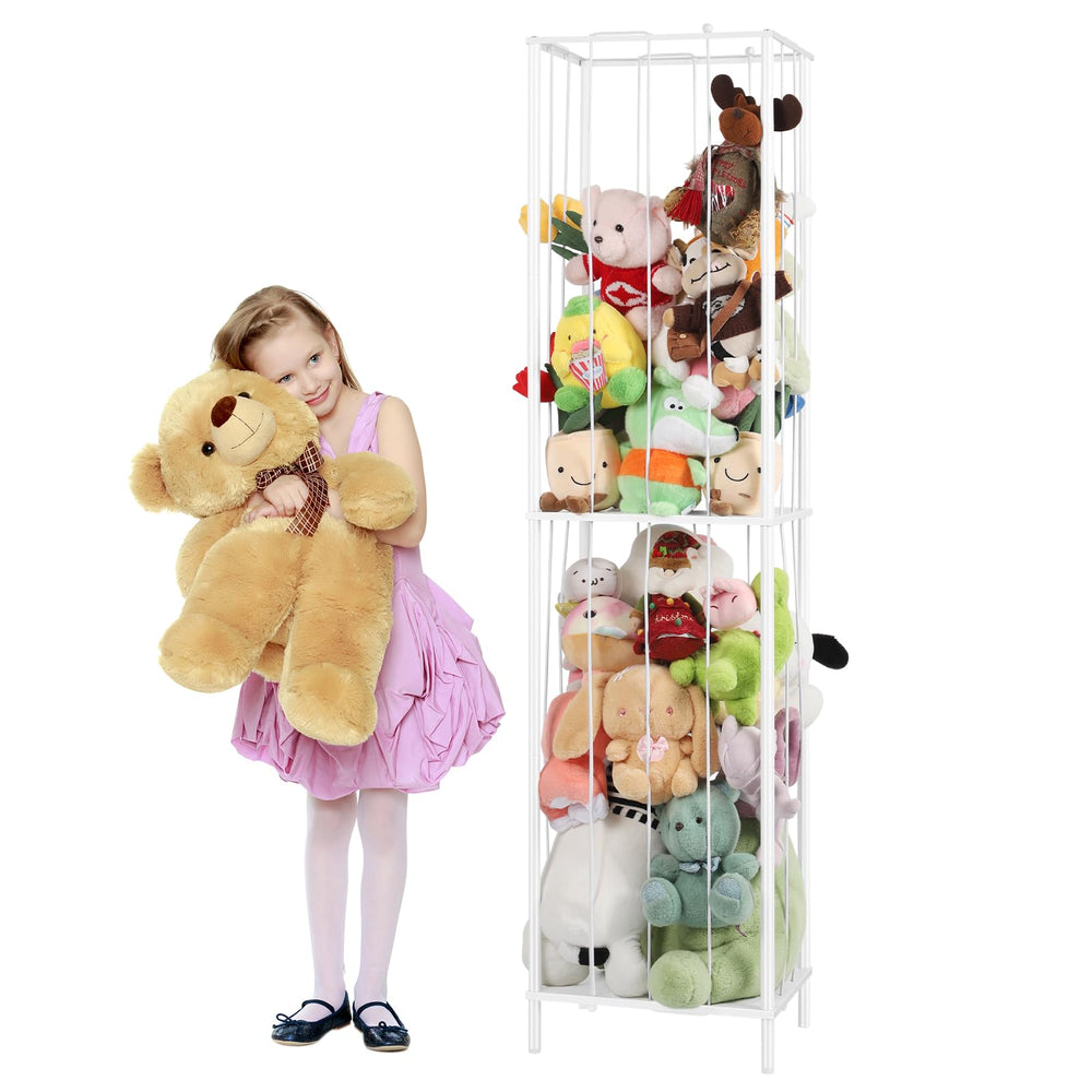 OYEAL spacious design shows 64-inch height ideal for tall shelves and play areas.