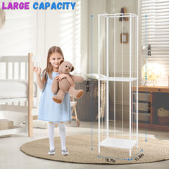 OYEAL stuffed animal storage elastic rope detail shows clear sightlines for quick toy cleanup.