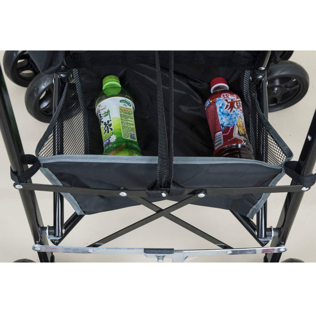 Ozekov Kamonda basket side mount demonstrates secure attachment on most strollers