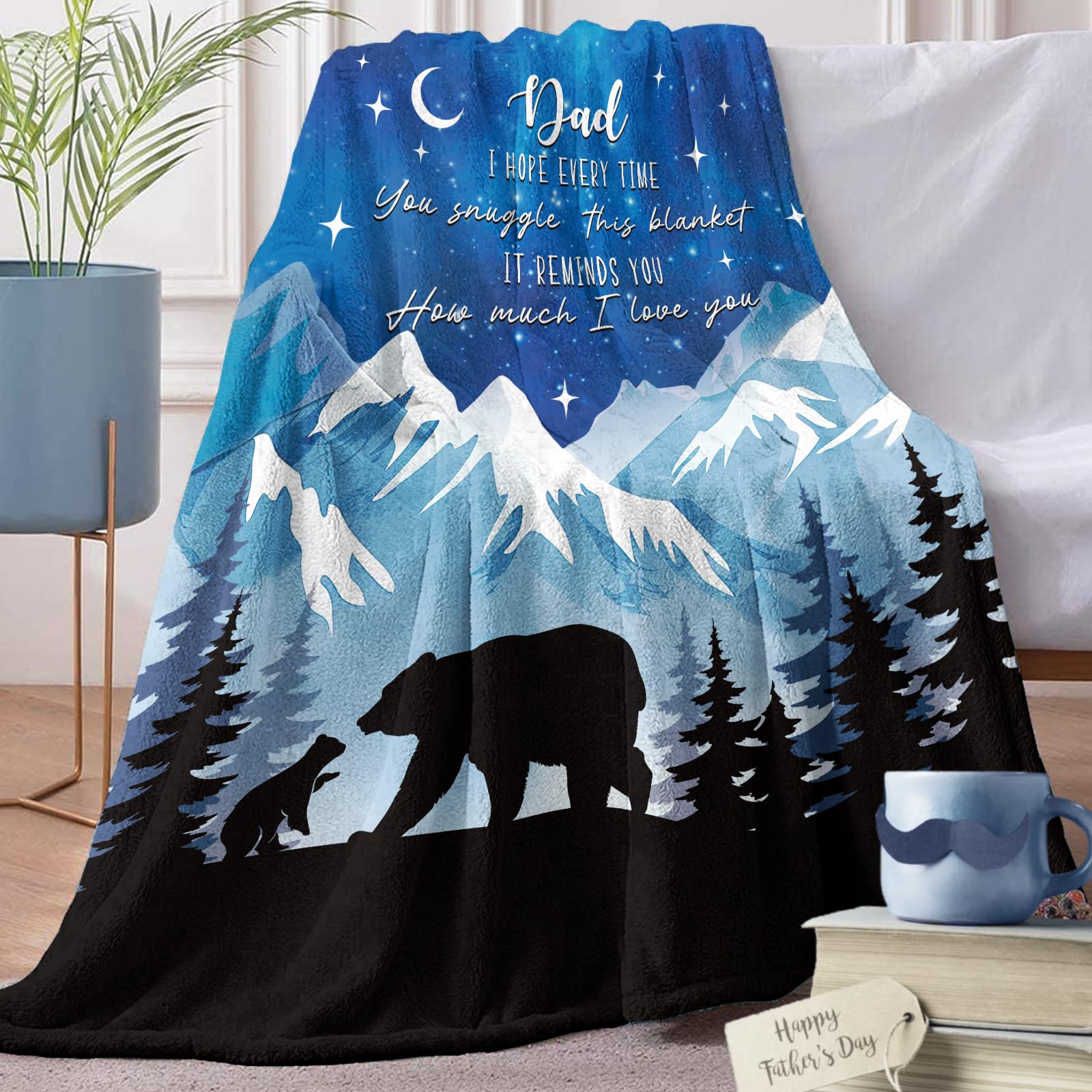Paayna gift for dad outdoor-ready throw for picnics and travel