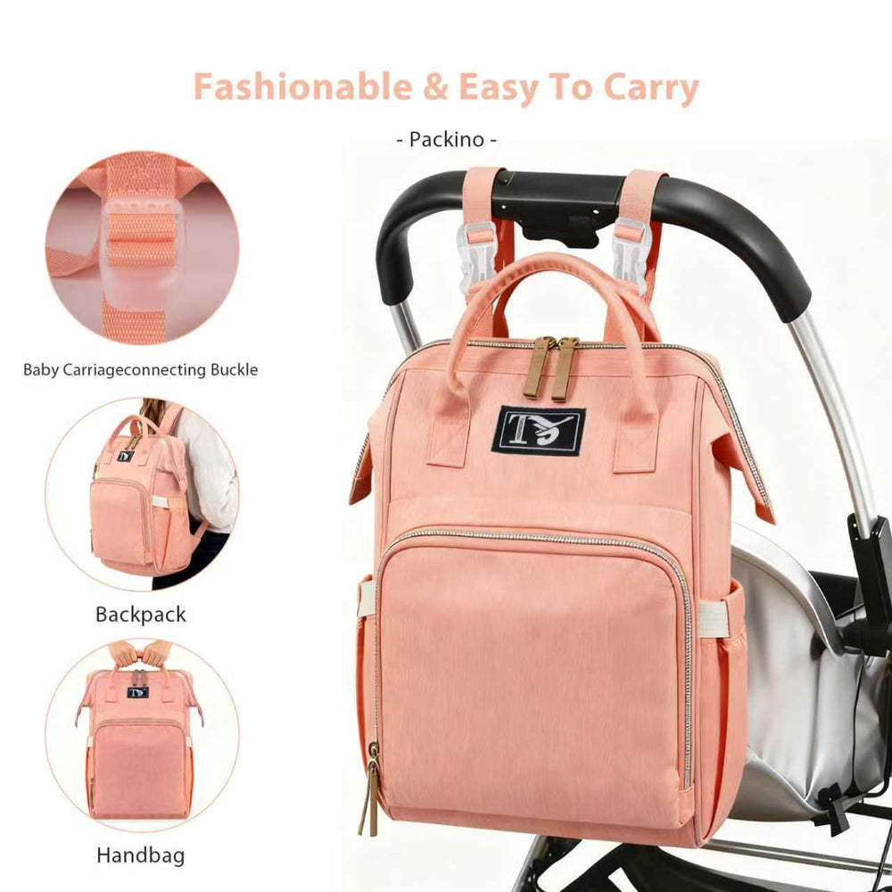 Packino detachable stroller straps for hands-free travel.