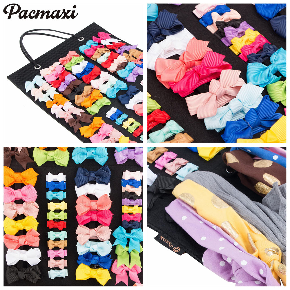 PACMAXI 10 ribbon capacity bow holder stores many bows in one place