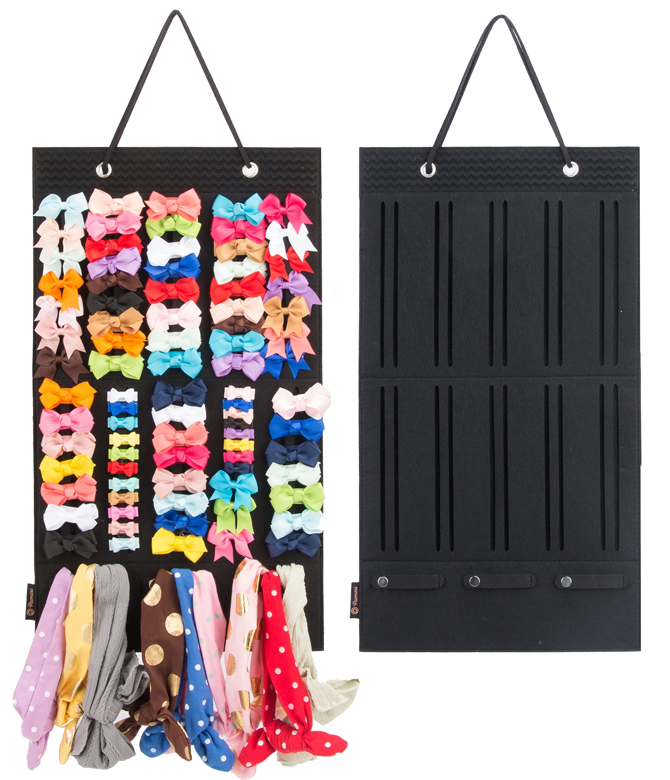 PACMAXI baby bow holder wall hanger keeps bows neatly displayed for quick selection