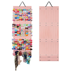 PACMAXI baby bows holder wall-hanger pink for easy access and neat display of bows.