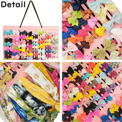 PACMAXI large bow organizer features detachable headband snaps for 20 headbands