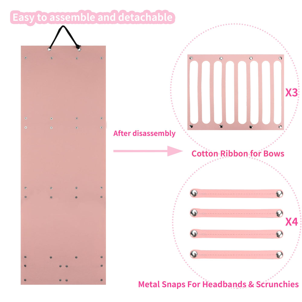 PACMAXI headband holders storage four slots offering quick headband access.