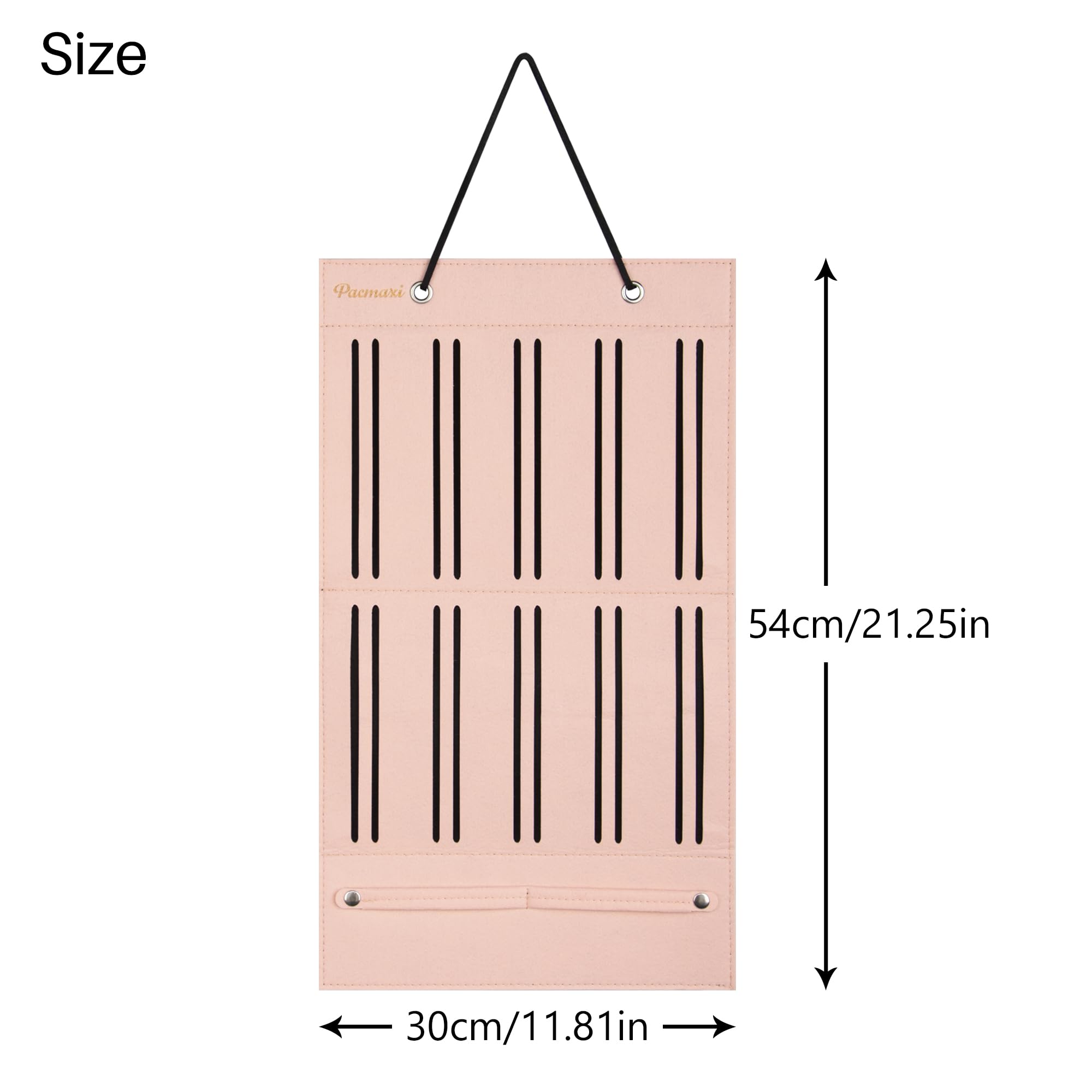 PACMAXI nursery wall decor with bow storage makes daily dressing quicker