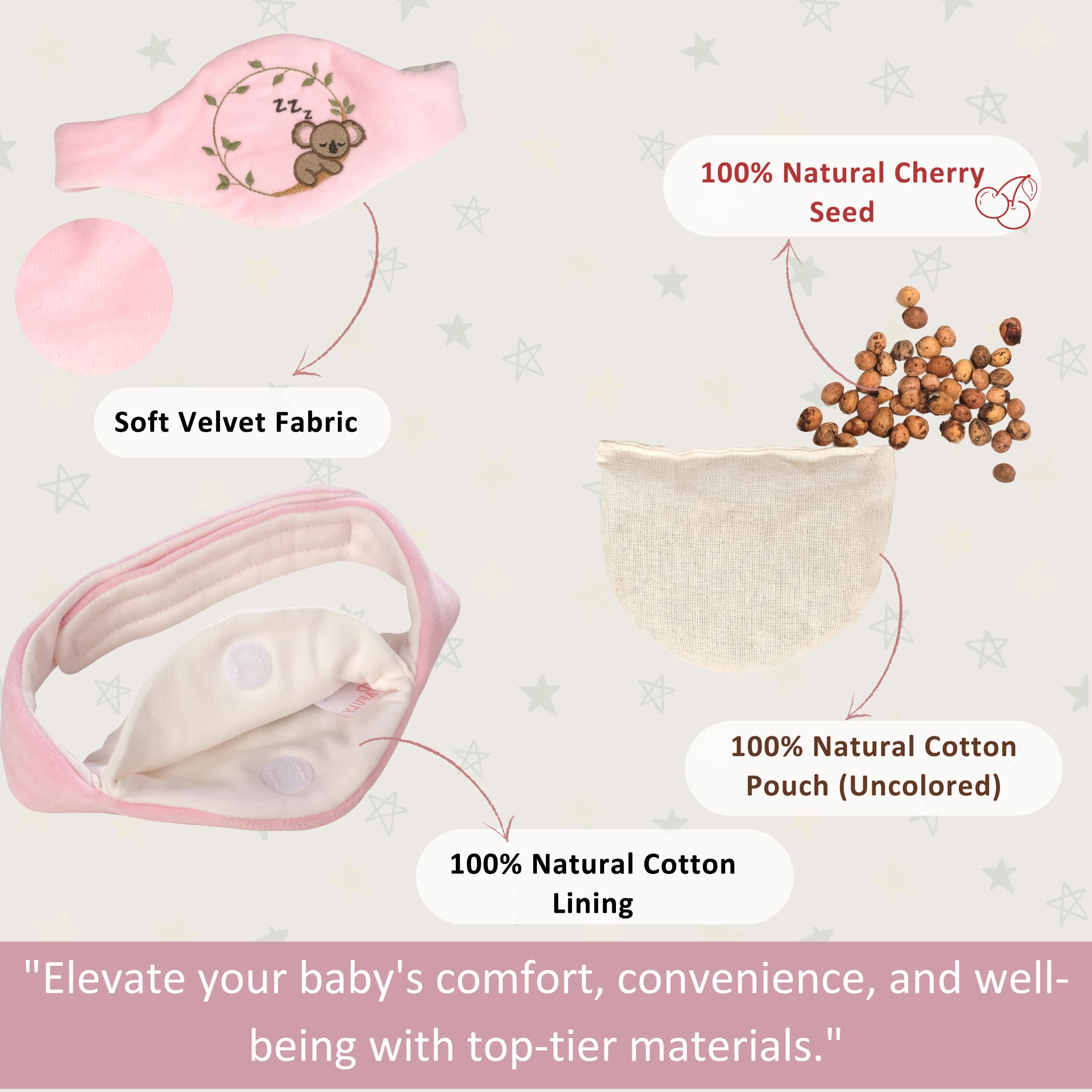 Pafuly baby wrap aids calmer settling and sleep routines.