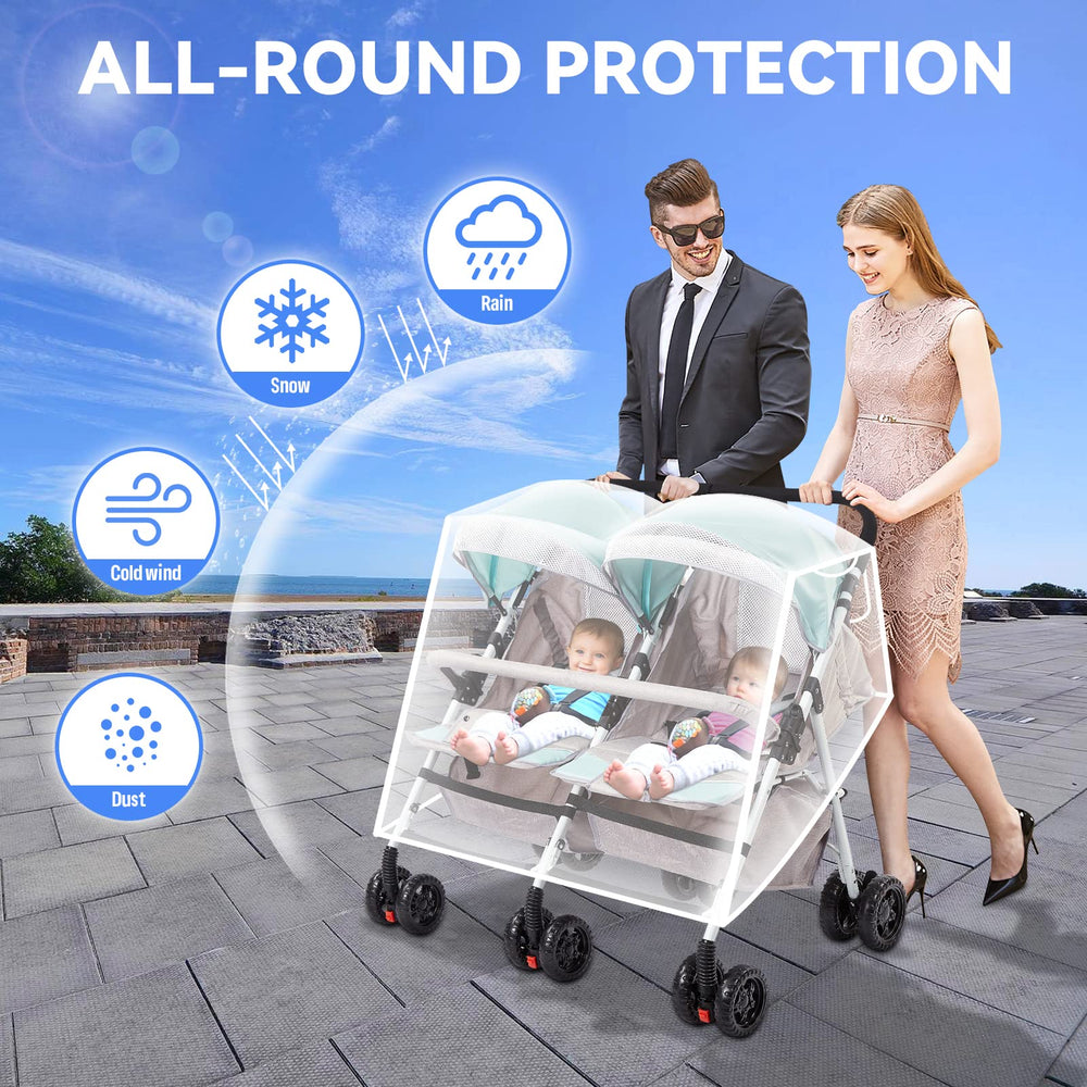 PAHTTO rain cover uses non-toxic PVC for safe, odor-free weather protection.