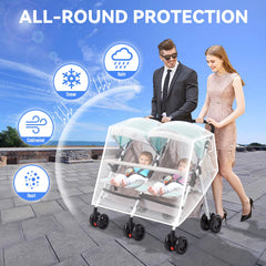 PAHTTO rain cover uses non-toxic PVC for safe, odor-free weather protection.