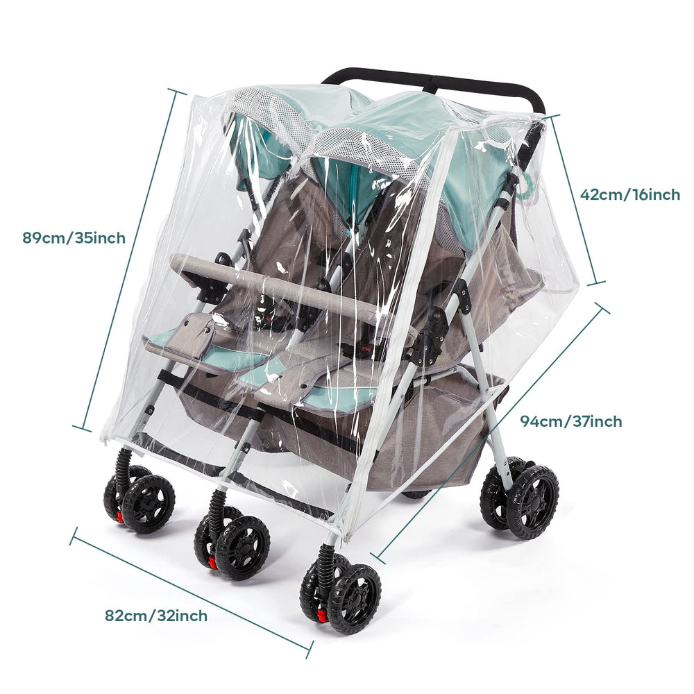 Vent holes on both sides promote fresh air and baby comfort.