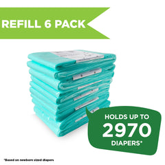 Pail Buddies easy-to-fill design speeds diaper changes with quick install