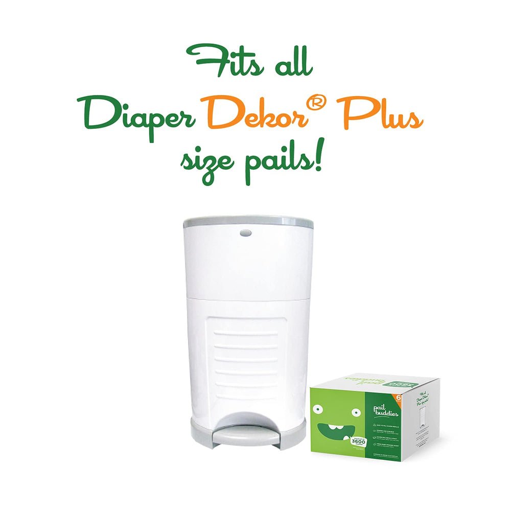 Pail Buddies fresh baby powder scent refill reduces nursery odors during diaper disposal
