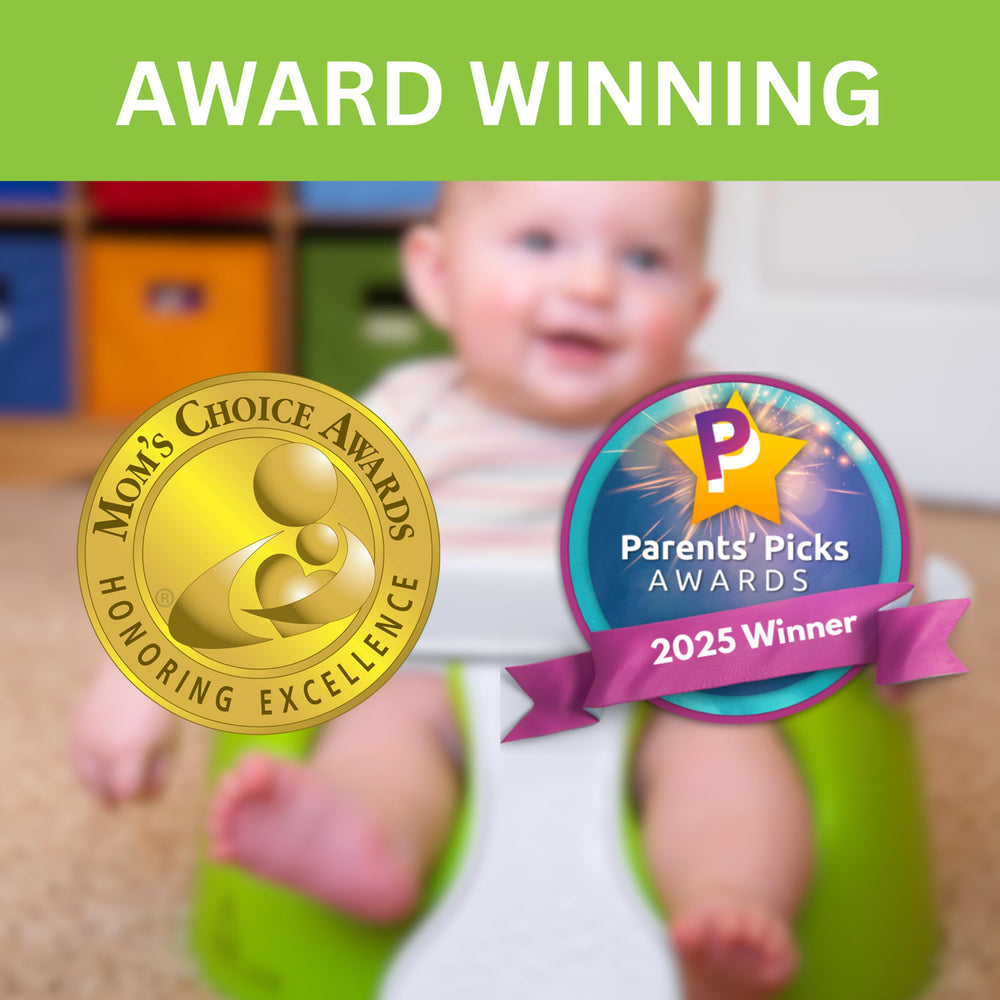 Pail Buddies tray-feeding-surface creates a clean height for baby meals and snacks.