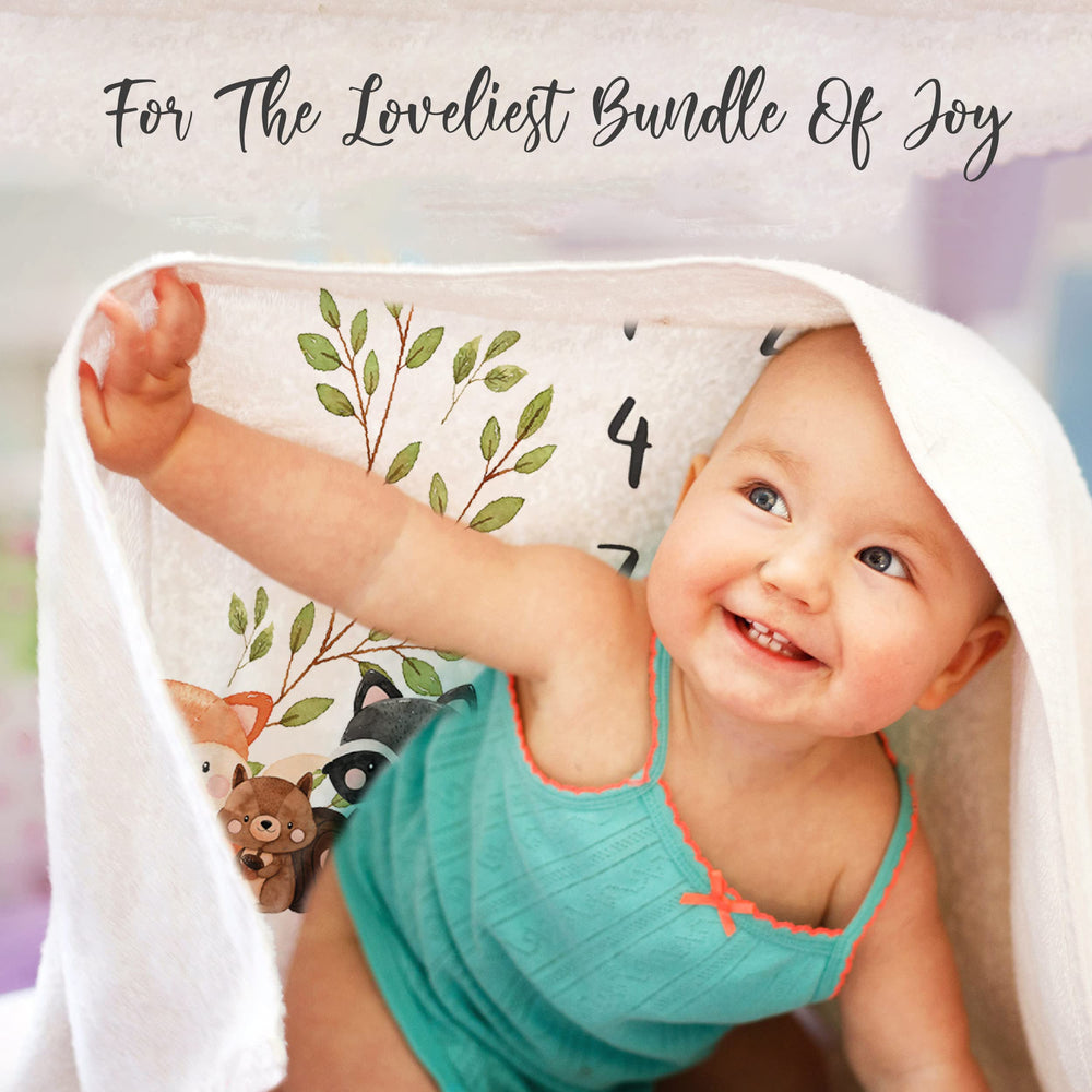 Paishanas milestone blanket machine washable and breathable for easy care and daily use.