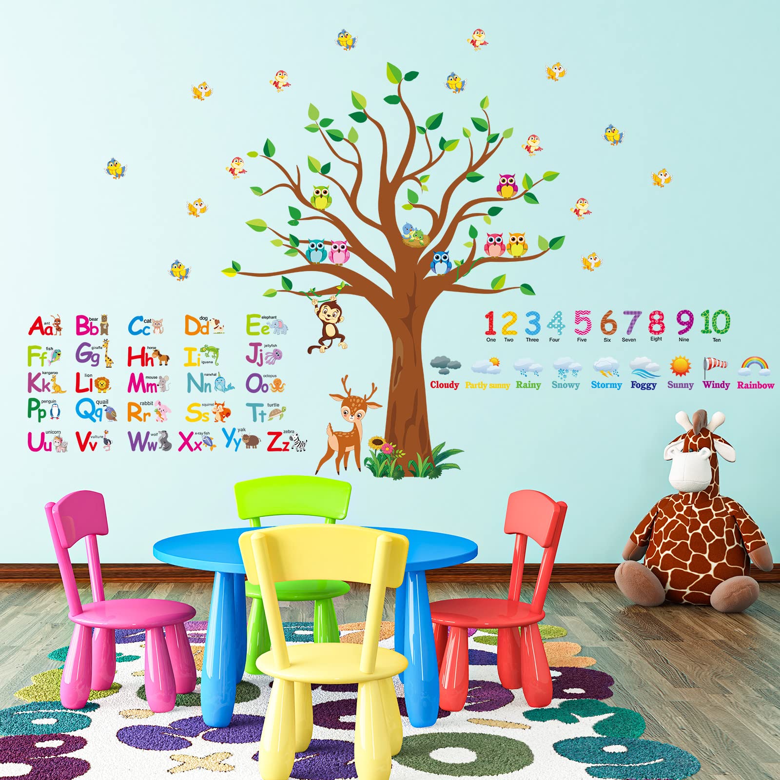 Pajean wall decals are easy to apply and remove.