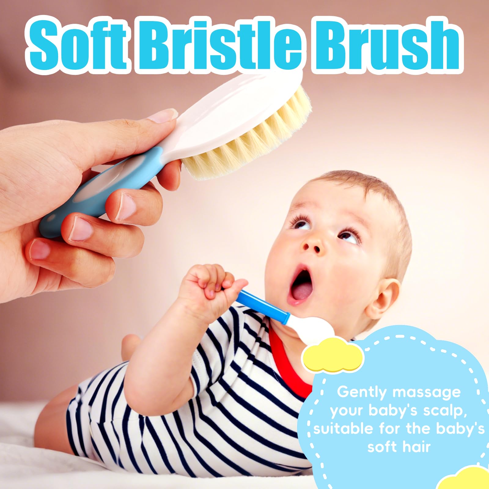 PAKENYESHA dual-sided comb with fine and wide teeth for versatile styling.