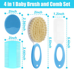 PAKENYESHA round-teeth comb for comfortable detangling on delicate scalps.
