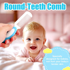PAKENYESHA silicone cradle cap brush for gentle removal and scalp massage.
