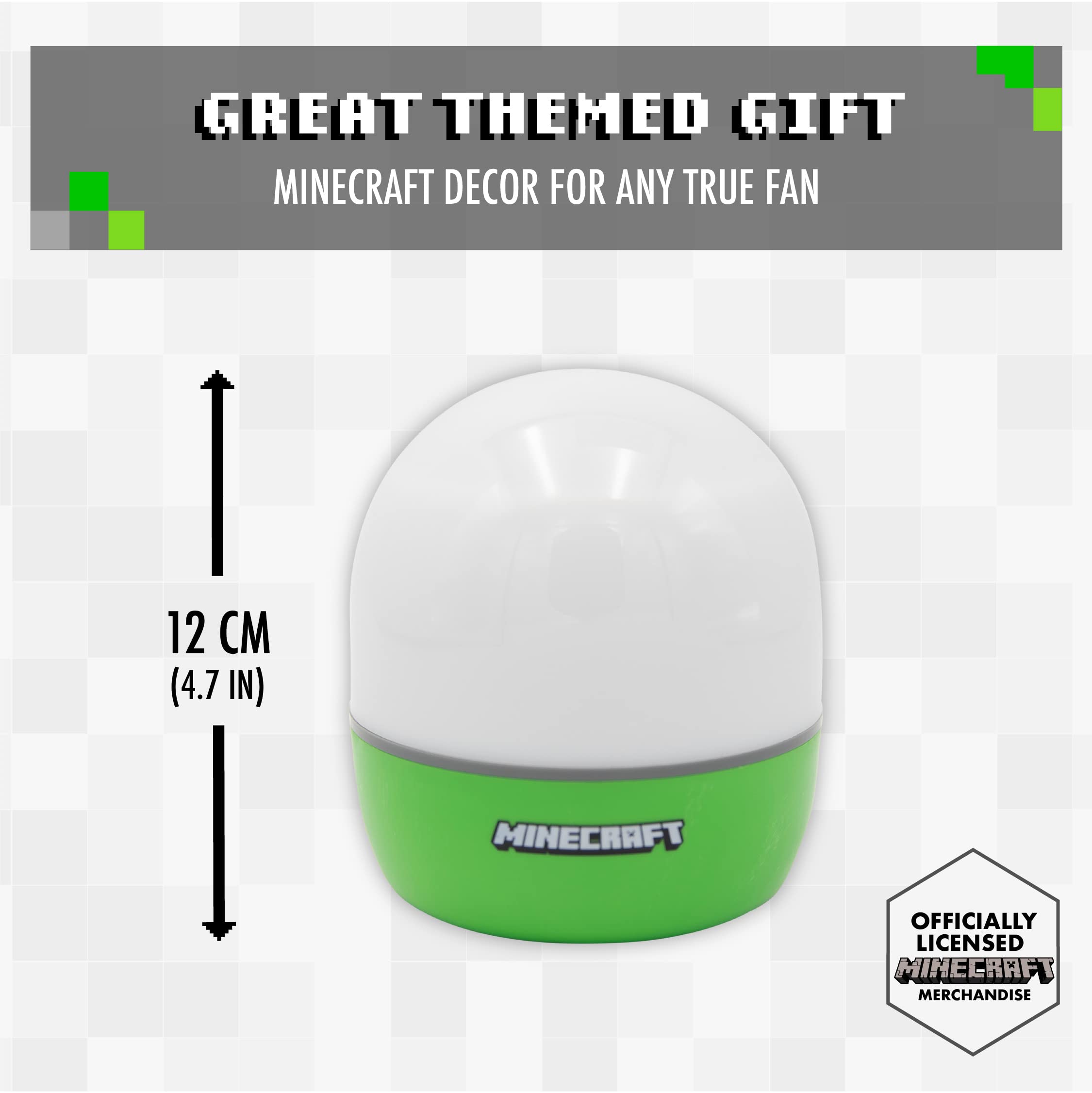 Paladone Minecraft decor for kids bedrooms with playful projections.
