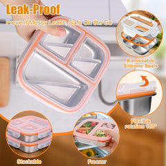 Palksky clasp-lid shows leak-proof design ideal for lunches and on-the-go.