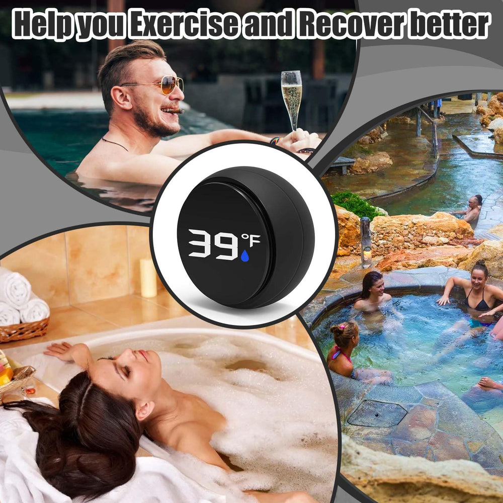 Palksky ice bath thermometer battery compartment for easy replacement