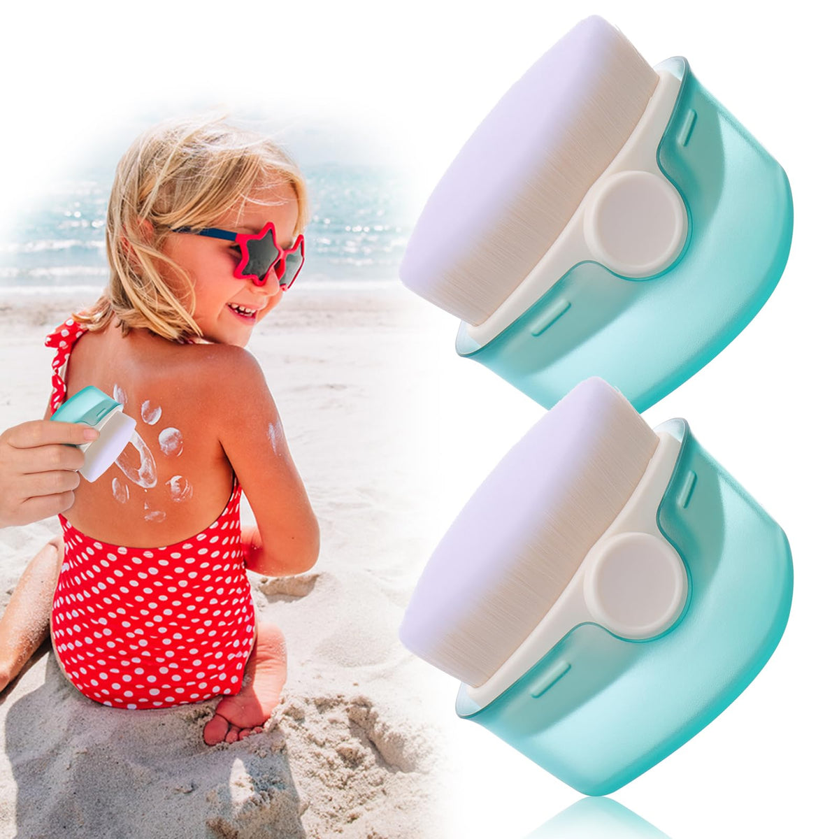 Palksky kids sunscreen brush head for even coverage on delicate skin