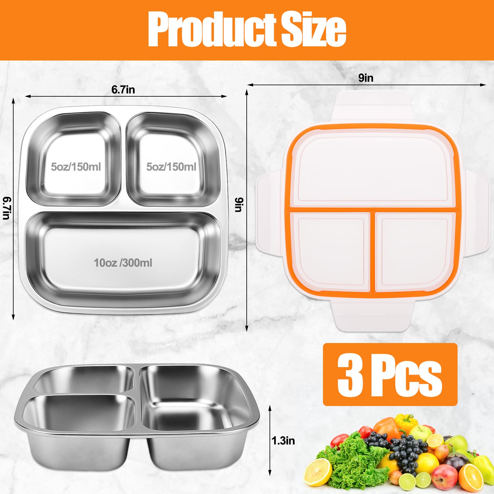 Palksky portable on-the-go plate suits travel, daycare, picnics.