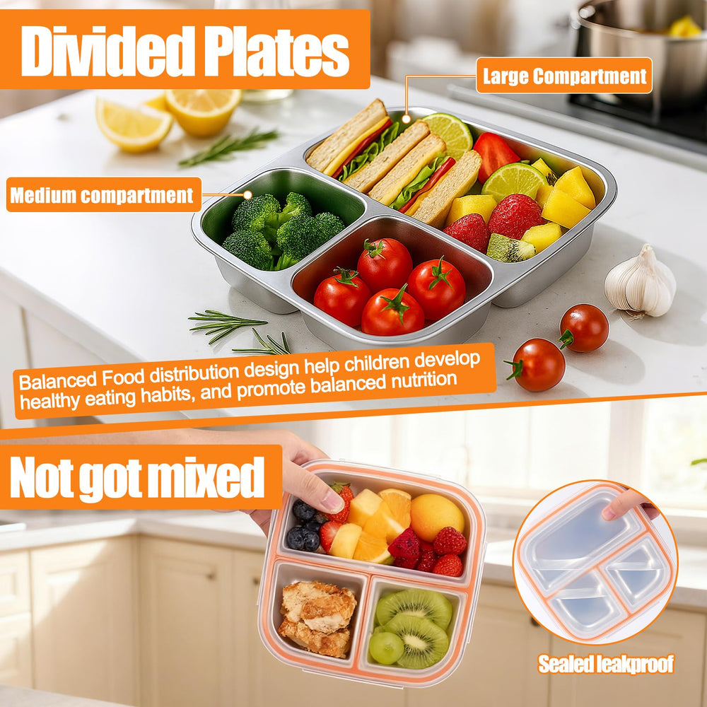 Palksky three-compartment plate highlights 5oz, 5oz, and 10oz portions for balanced meals.