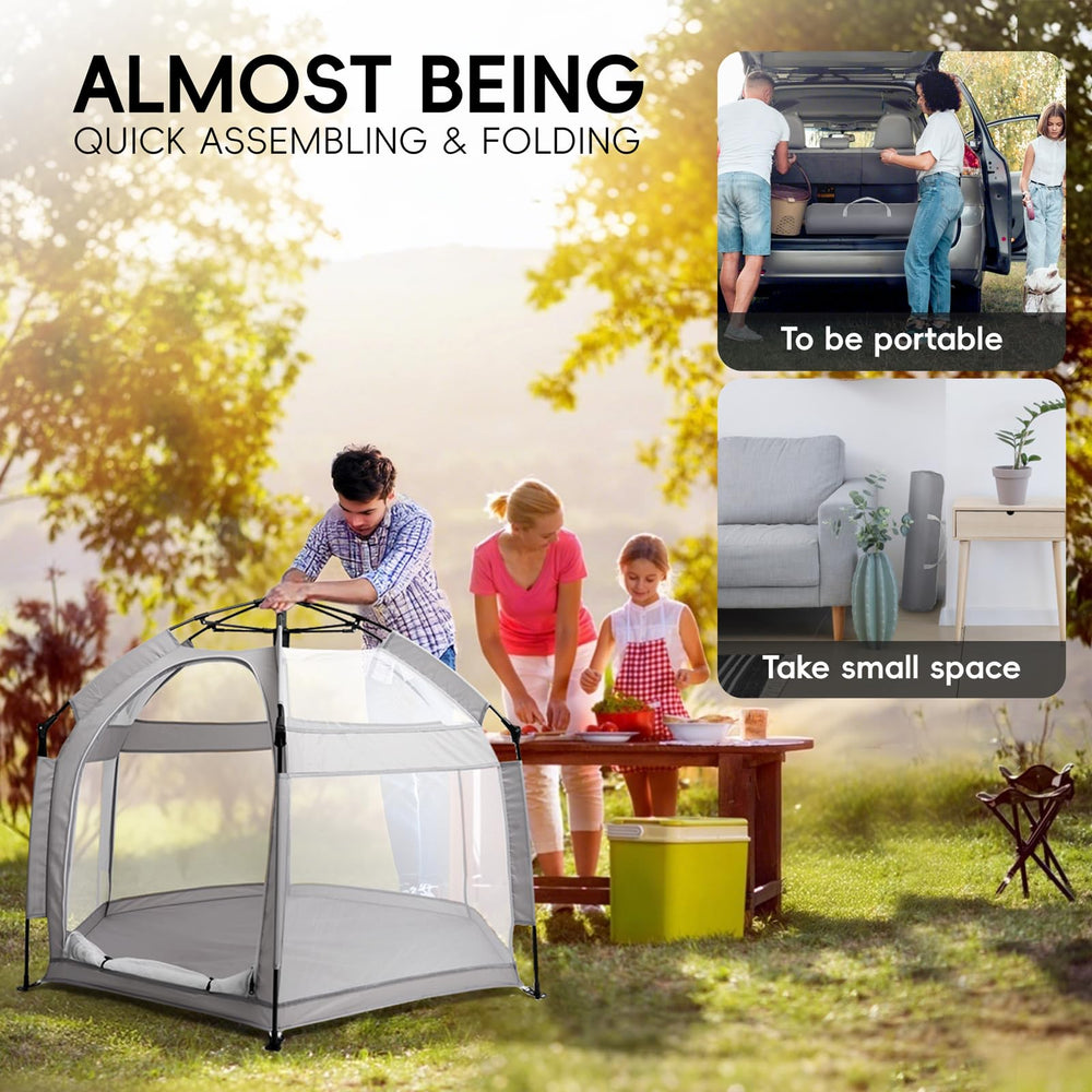 Palopalo all-terrain fabric resists moisture and stains for beaches and parks.