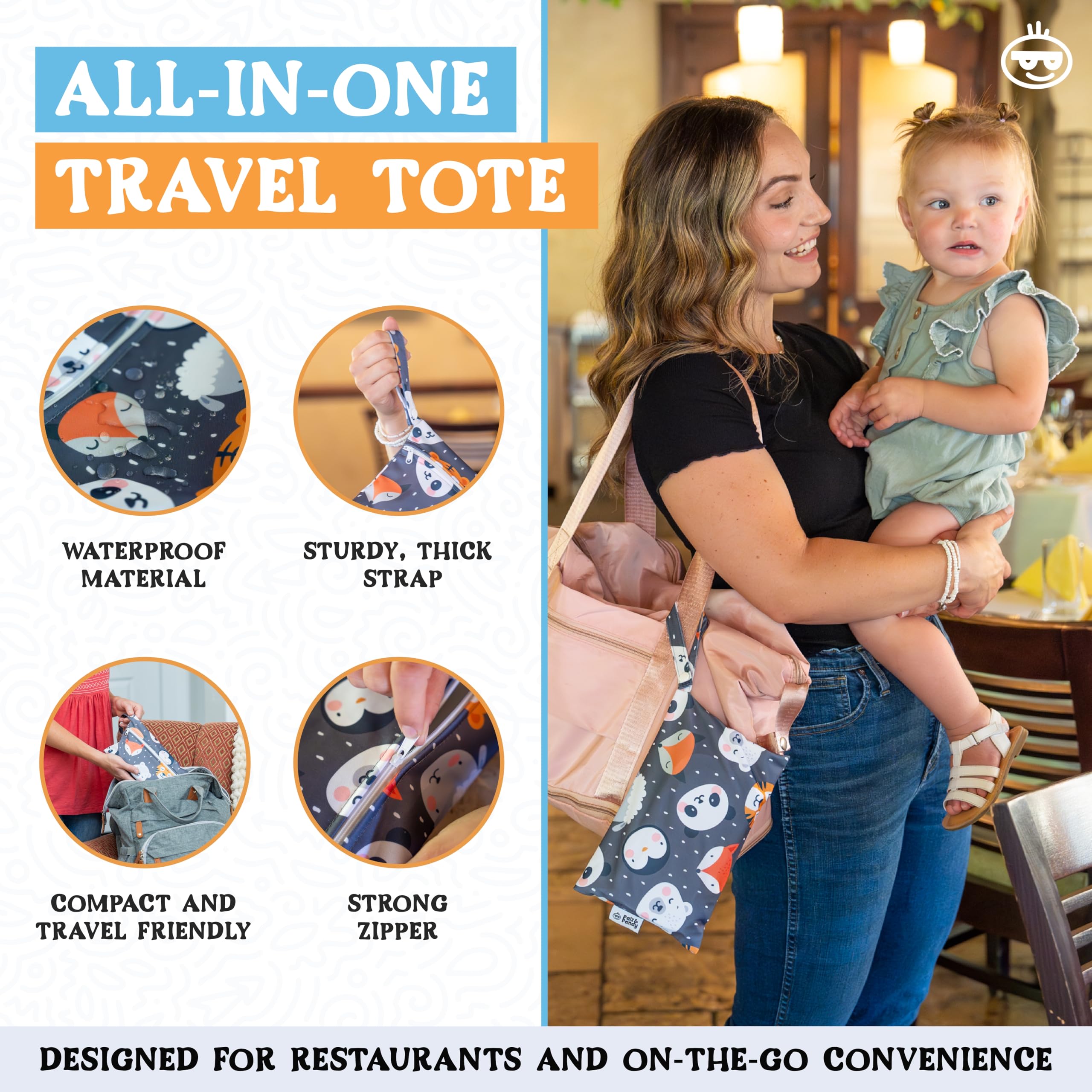 Palz and Pandy baby fork for easy self-feeding anywhere