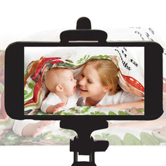 PAMBO mushroom baby blanket wrinkle-free design aids tidy photo sessions.