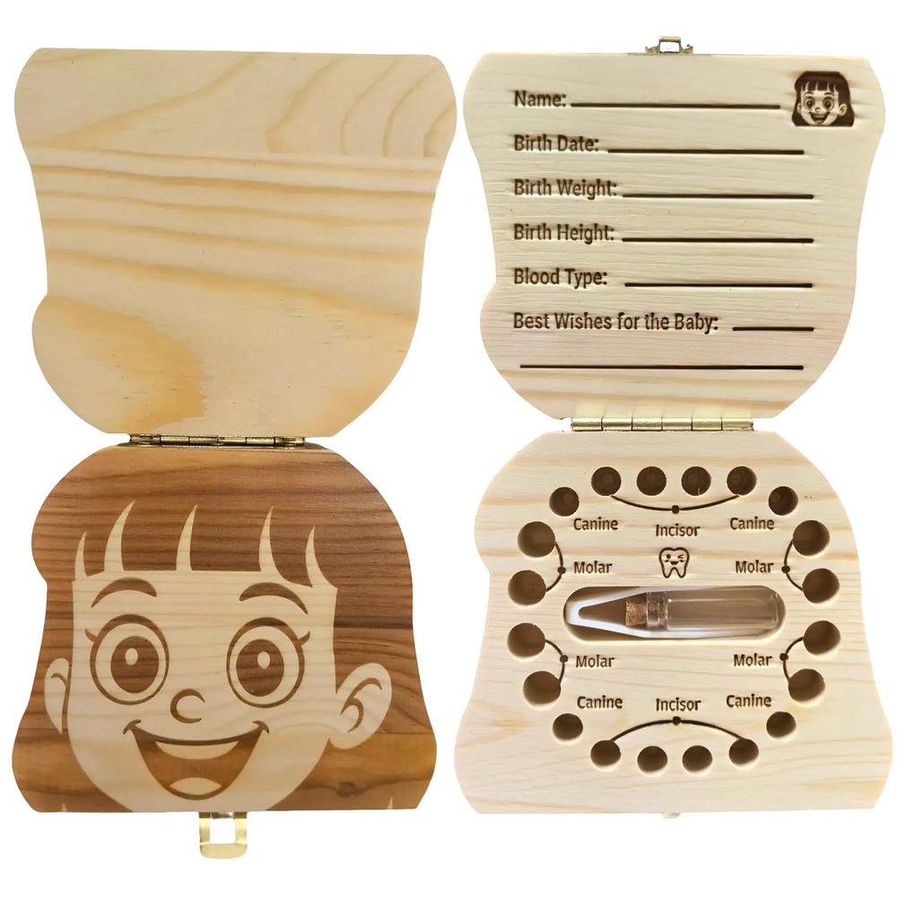 PAMBO keepsake box writing area for baby details and notes