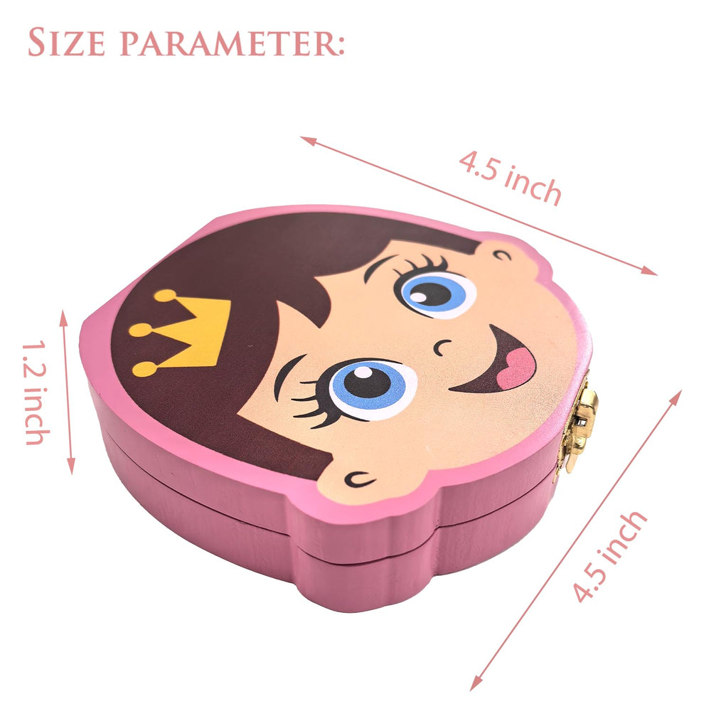 PAMBO Baby Tooth Fairy Box personal-info area lists name and birth details.