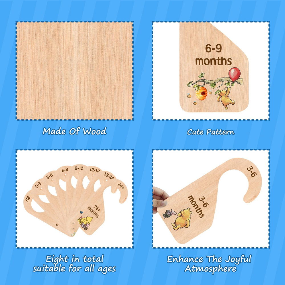 PAMBO Winnie Bear vibrant color printing adds playful nursery decor.