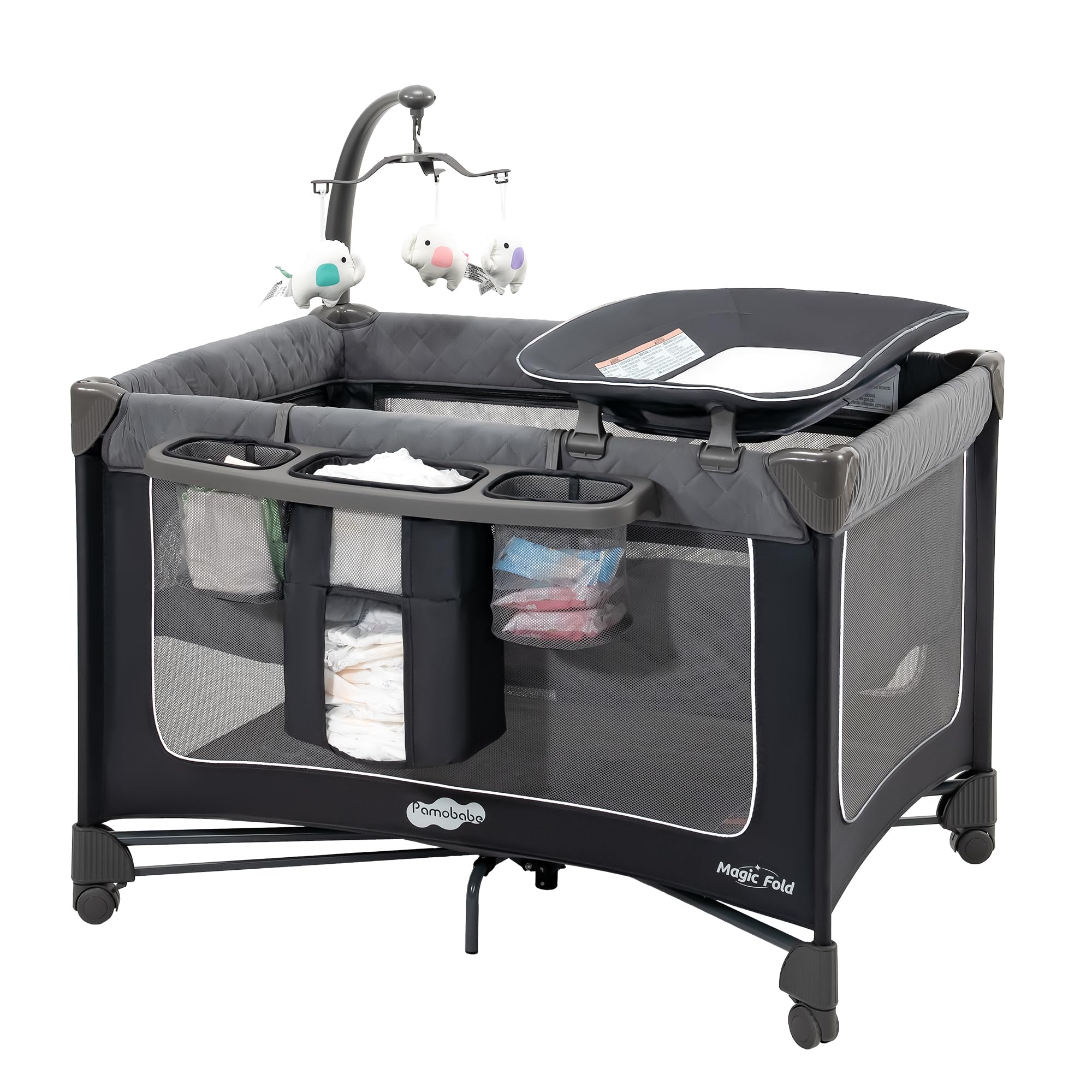 Pamo Babe 1 Step Open Fold demonstrates fast setup for busy parents.