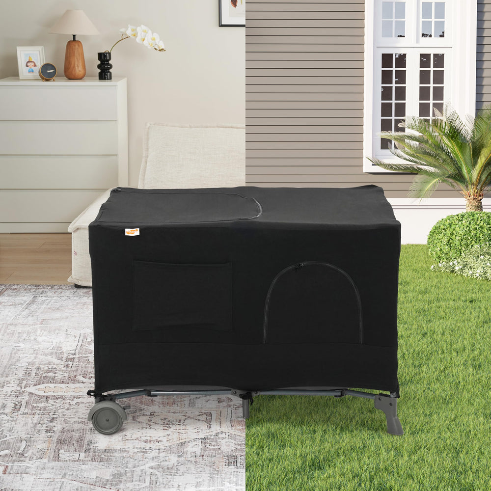 Pamo Babe indoor-outdoor-use showing versatile sleep space