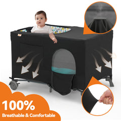 Pamo Babe blackout cover side panel brightness adjustment for customizable airflow