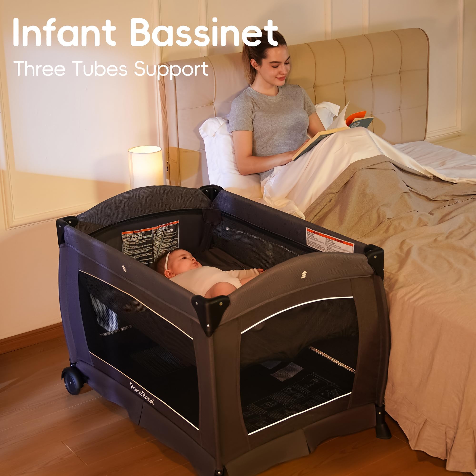 Pamo Babe foldable tote bag storage saves space when not in use.