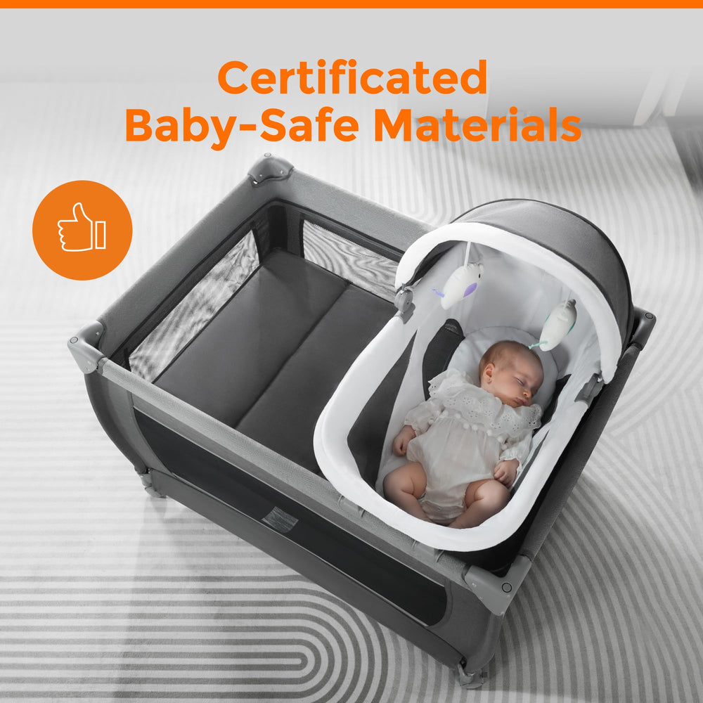 Pamo Babe newborn space supports early days in the playard.