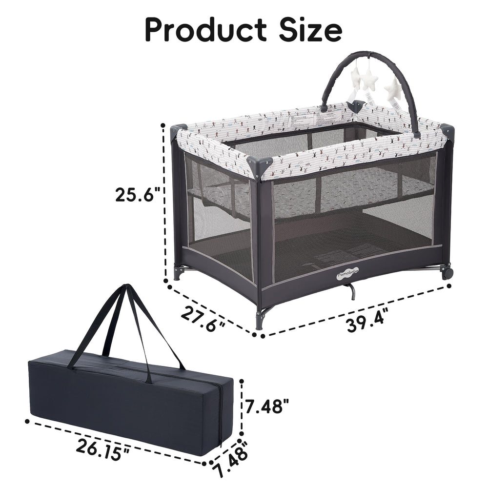 Pamo Babe 7-point base provides stable support and safe play area