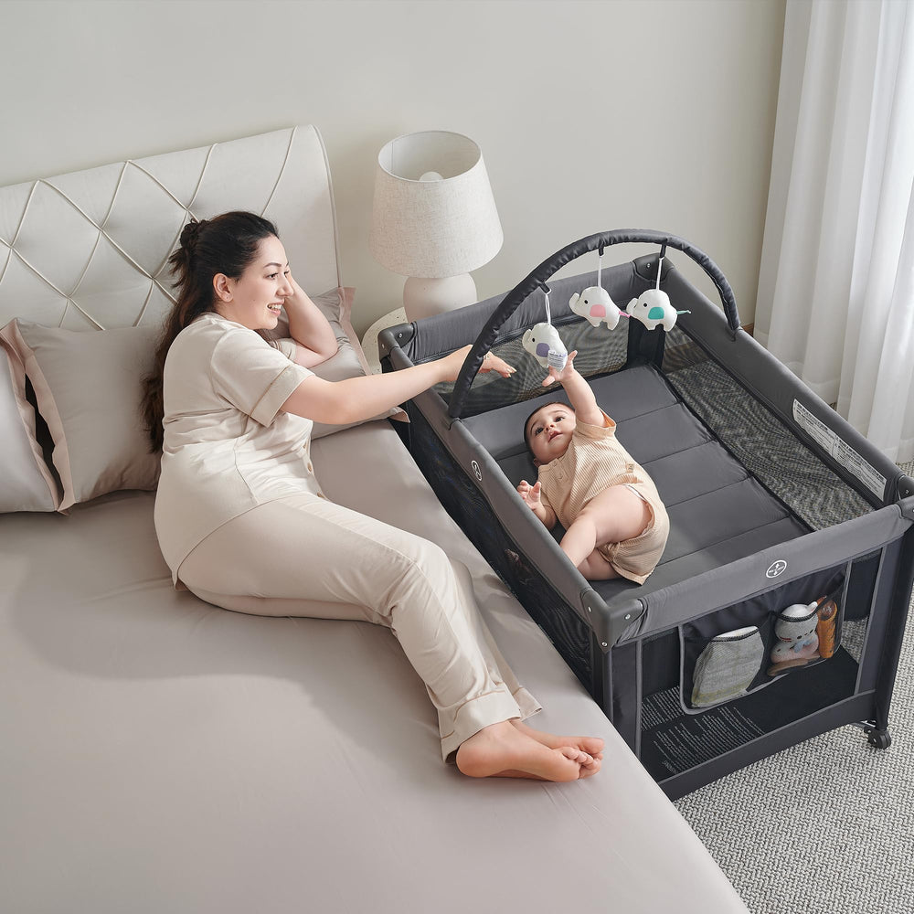 Pamo Babe in-room use creates a safe nap area