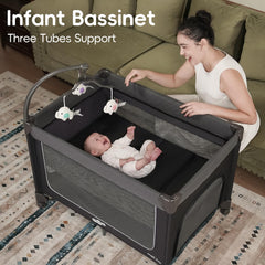 Pamo Babe Stable Frame with 7-point support for steady play.