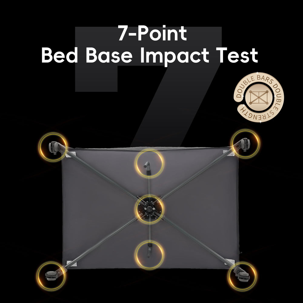 Pamo Babe Universal Wheels allow smooth, quiet room-to-room movement.